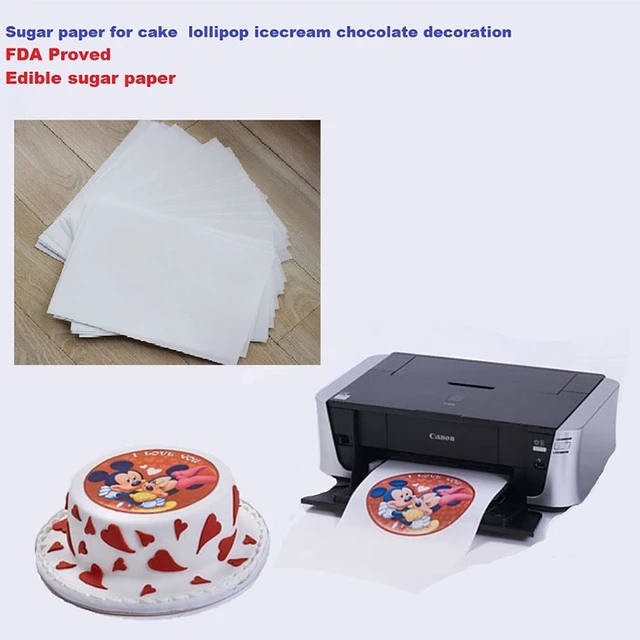 A4 10pcs/lot edible rice paper for cakes lollipop icecream chocolate food  printing and decoration - AliExpress