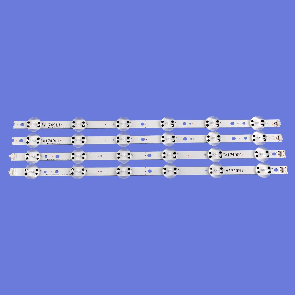 Kit de Tiras Led para tv lg 49uj651v 49uv340c ub 49uj6500 Lc490dgg 6916l 2862a 2863a V17 49 l1 Mais r1 100 Novo Unidades - Imagem 3