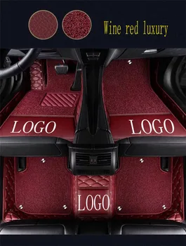 

Car floor mats with Logo/Brand Logo for Lexus LS LS460 LS460L LS600H IS300 IS 250 RX ES NX high quality leather carpet rugs