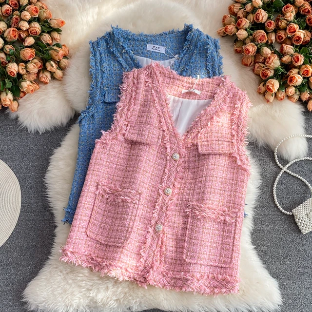 Vest Women Sweater Korea, Sweater Vest Fashion Style