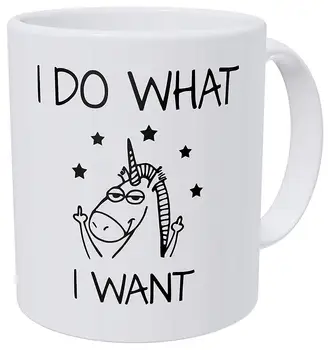 

Magic Mug I Do What I Want Mug Cup Cute Unicorn Coffee Tea Mugs