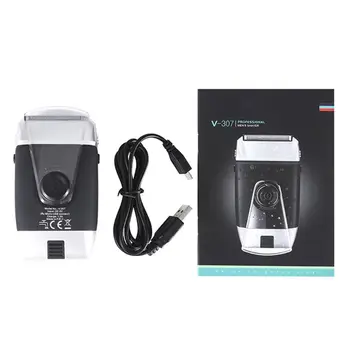 

Men Electric Razor Shaver Hair Clipper USB Barber Trimmer Washable Rechargeable