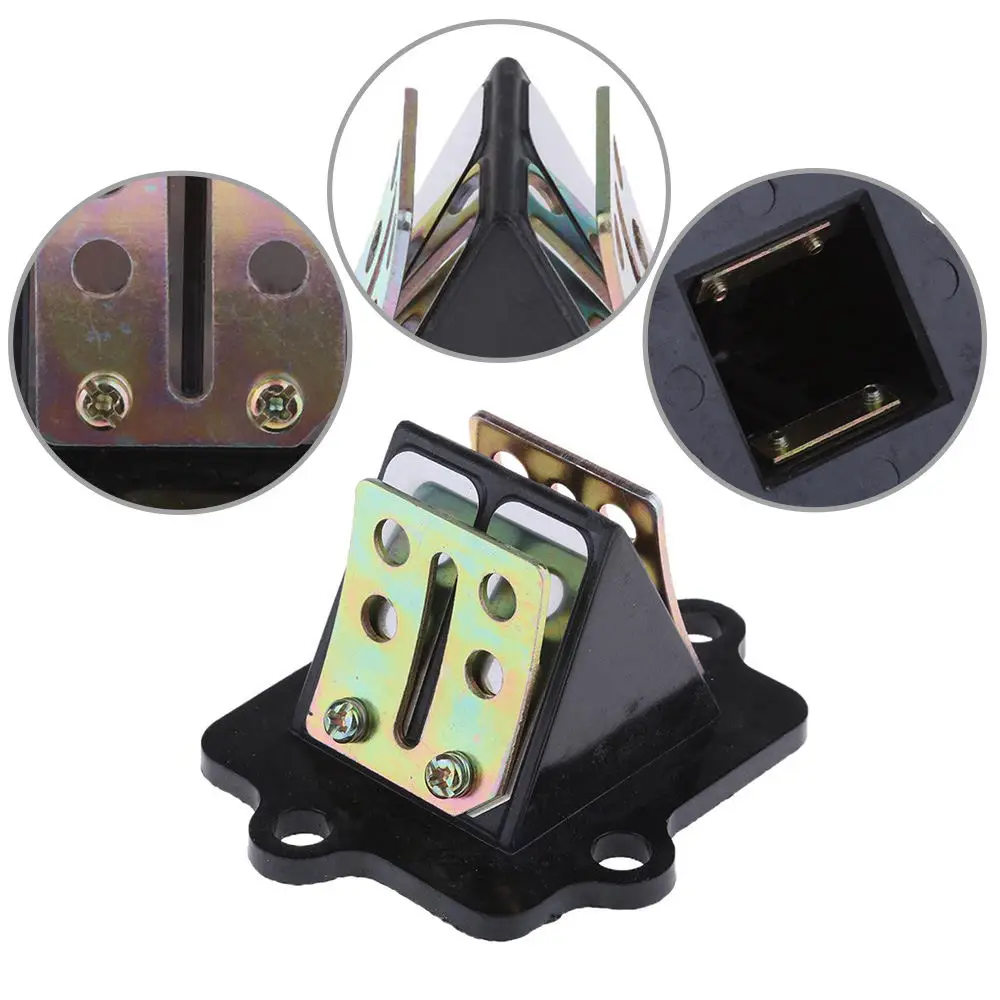 

2PC Reed Valve Assembly For Yamaha 50cc Jog 50 Minarelli 2 Stroke Scooter Moped Polaris Predator Scrambler Sportsman