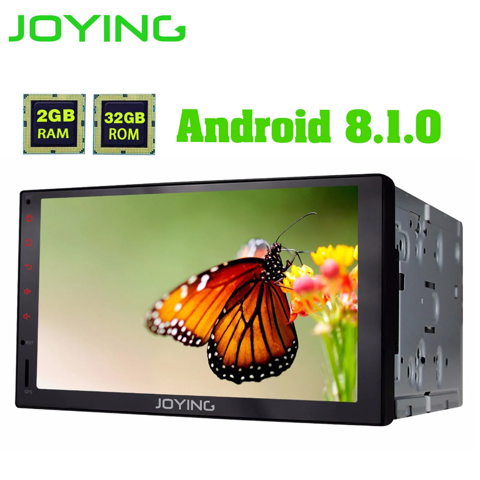 Excellent JOYING Octa 8 Core Android 8.1 2GB RAM 32GB ROM 7" Car Autoradio GPS Universal 2 din Car Radio HD player head unit Eu Warehouse 3