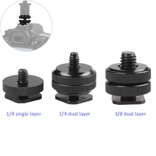 #Special Offers Camera Accessories 1/4'' Single Dual Layer Flash Cold Shoe Hot Shoe Mount For Camera DSLR Canon/Nikon/Sony/Minolta/Yongnuo #Special Offers Camera Accessories 1/4'' Single Dual Layer Flash Cold Shoe Hot Shoe Mount For Camera DSLR Canon/Nikon/Sony/Minolta/Yongnuo
