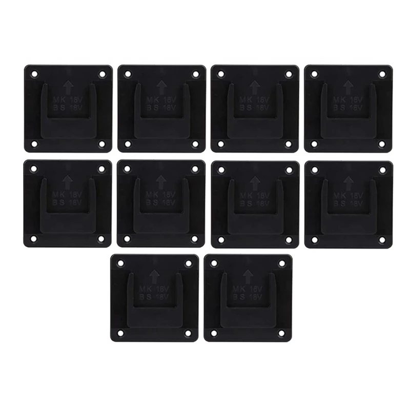 10Pcs Machine Holder Wall Mount Storage Bracket Fixing Devices for Makita 18V Electric Tool Battery Tools CNIM Hot 