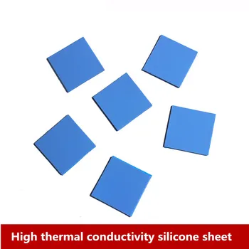 

High thermal conductivity silicone sheet laptop cpu graphics card heat sink solid silicone grease gasket 30 * 30 * 1 thermal con