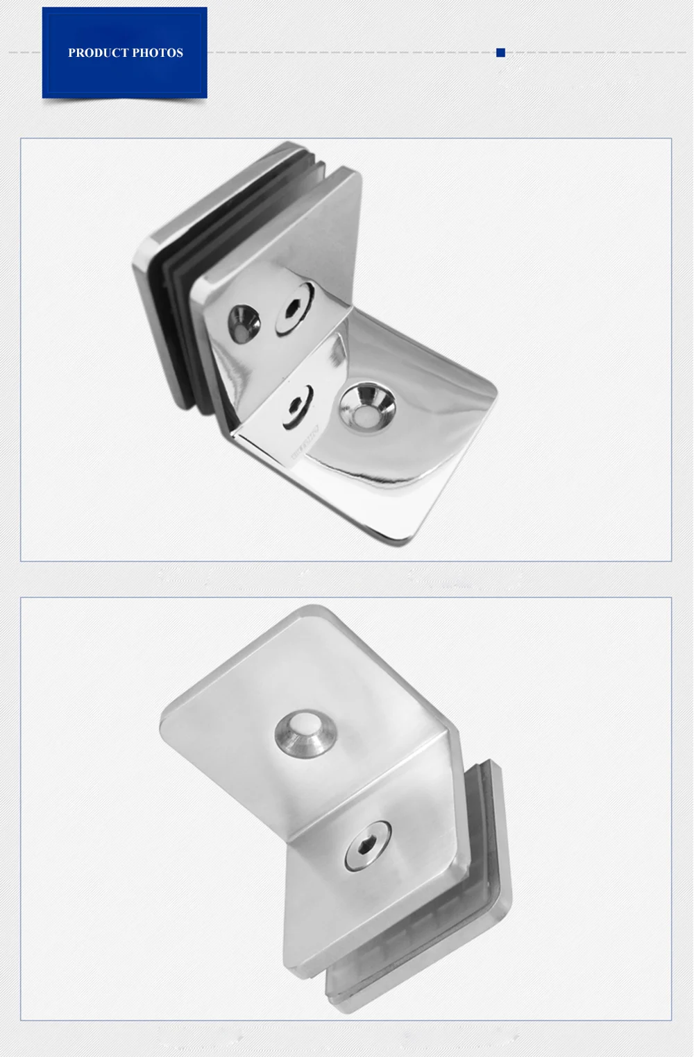 Braçadeiras de vidro