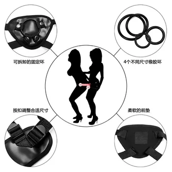 35cm Super long Dildo Strap-On Penis Adjustable Strapon Big Dildo Realistic Sex Toys for Lesbian Couples Suction Cup Dildo Pants 3