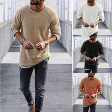 *#Best Price Men's Round neck Sweaters Irregular Design Top Male Sweater Solid Color Mens Casual Sweater Pullover Sweaters For Mens *#Best Price Men's Round neck Sweaters Irregular Design Top Male Sweater Solid Color Mens Casual Sweater Pullover Sweaters For Mens