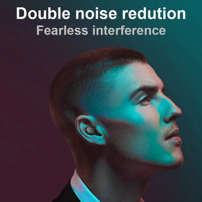 Wireless Bluetooth Earphone with Microphone Sports Waterproof Wireless Headphones Headsets Music Earbuds For Phone