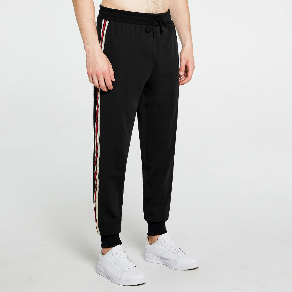 Spring New Men Pants Casual Joggers Drawstring Sweatpants 2020 Men's Sportswear Gyms Trousers Male Striped Harem Workout | Мужская