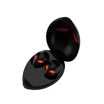 

E.T Ture Wireless Earbuds Mini Earphone Bluetooth V5.0 Headset LED Breathing Light Active Noise Reduction Earphone