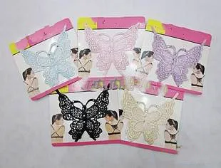 1pc Pink Черно-белый кружевной бюстгальтер с бретельками для девочек, украшенный бабочками, с цветами, лифы, перекрестная спинка, аксессуары для девушек, плечо для женщин, интимные товары - Цвет: 1pc Pink
