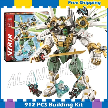 

912pcs Ninja Lloyd Titan Mech 11331 Figure Building Blocks Children Toy Compatible With