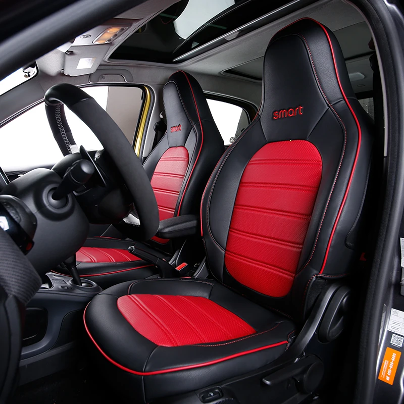 Автомобильный кожаный чехол для Mercedes Benz Smart 453 fortwo автомобильные аксессуары для защиты салона стильные украшения