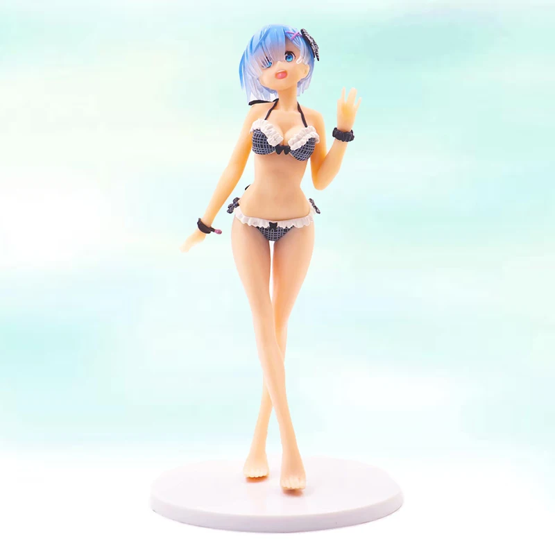 

22cm Re:Life in a Different world from Zero Rem Ram PVC figure Servant Maid Girl Ver. Rem Toys Brinquedos Collectible Model Toys