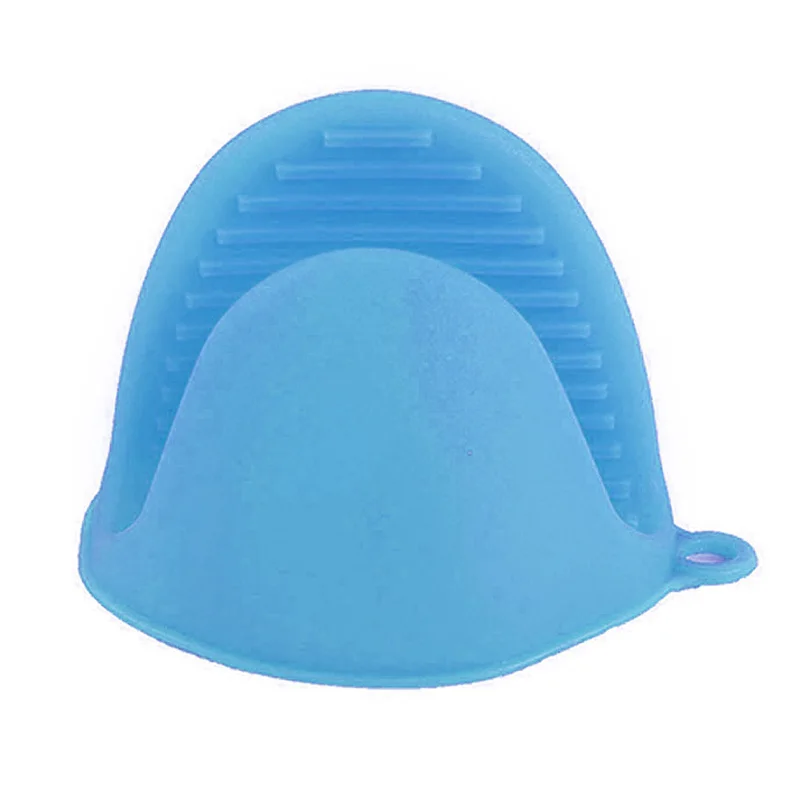 1 Pcs Silicone Kitchen Organizer Insulated Heat Pot Clips Microwave Oven Gloves Hot Plate Clip Anti-scald Thicken Kitchen Gloves - Цвет: L