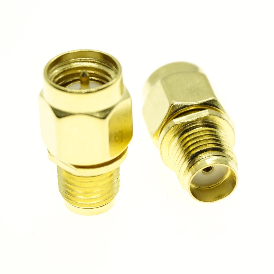 TengKo SMA Maschio A SMA Maschio Coassiale Adattatore RF Connettore SMA Coassiale Jack Connettore (10 Pack - Foto 10