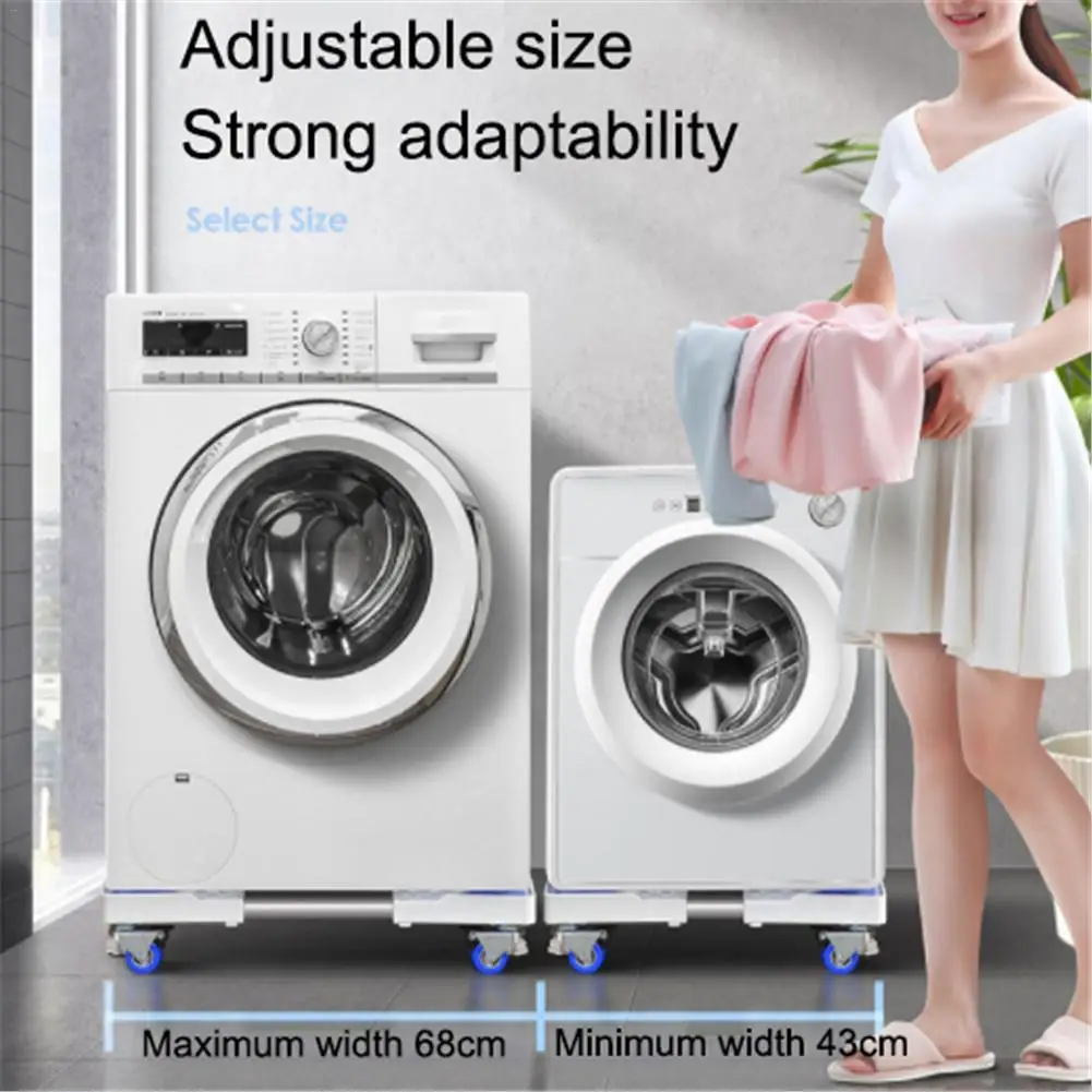 

Universal Refrigerator Washing Machine Base Heightened Stainless Steel Shelf Base Bracket Bracket Household Accessories