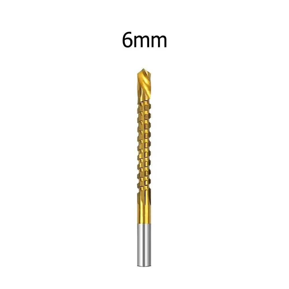 Titanbeschichtetes Bohrer-Set, 3/4/5/6/6,5/8 mm, Spiralschraube, metrischer Verbund-Gewindebohrer, Spiralbohrer zum Schneiden und Bohren – Detail 11