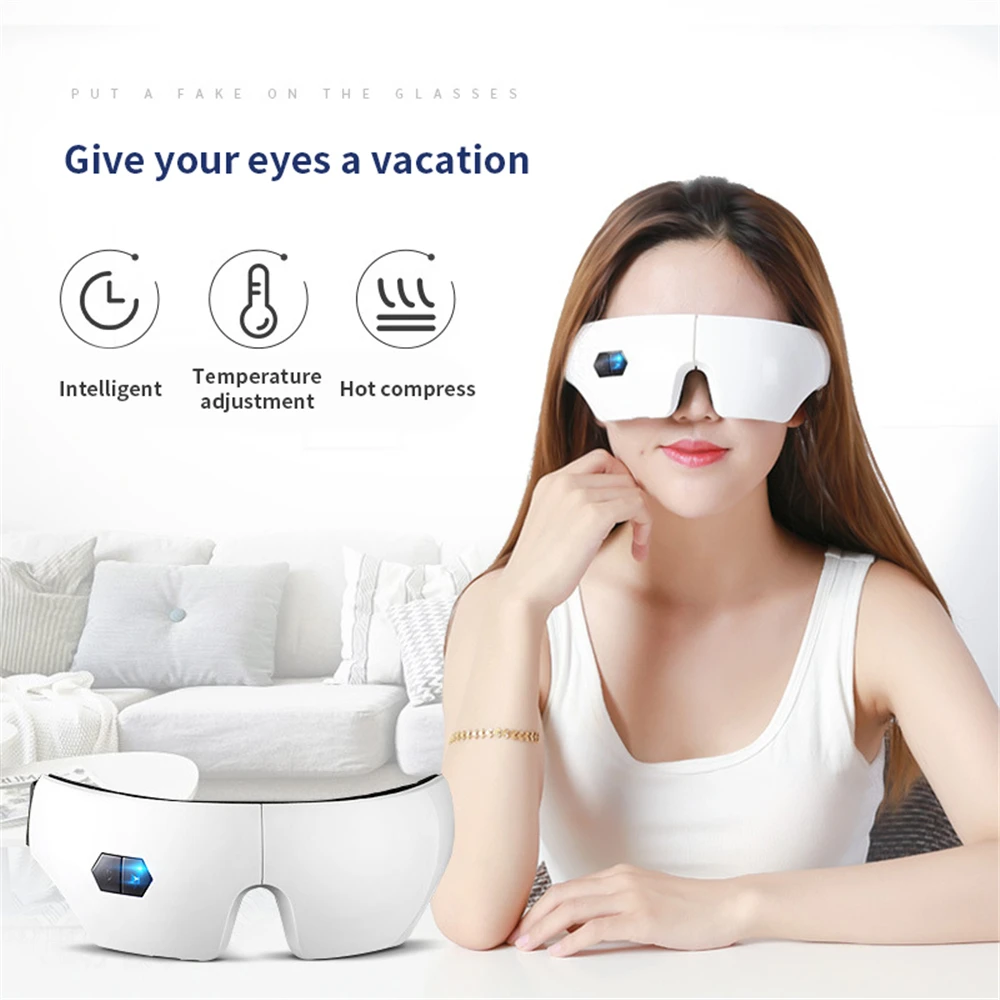  Home Eye Mask Brainwave Eyes Massage Help Sleep Eye Care Smart Music Sleep Assistance Bluetooth Con