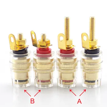 

Binding Post Banana Socket Connector 4mm Banana Plug Thread Medium Amplifier Speaker Terminals Audio Connector A7