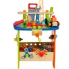 89pcs/set Multifunction Wooden Repair Tool Table toy mechanic maintenance tool Pretend play For Kids Boys Educational gift 2