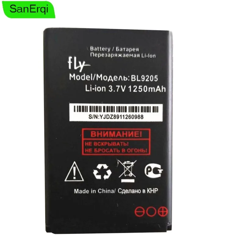 10 шт. BL9205 Аккумулятор для FLY FF247 Ezzy Trendy 3 мобильный телефон аккумулятор 7 в 1250 мАч |