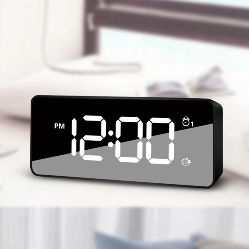 Headphone Headset Holder Hanger Earphone Wall Desk Display Stand Bracket Hanger Headphone Mirror Led Charging Digital Alarm Cl