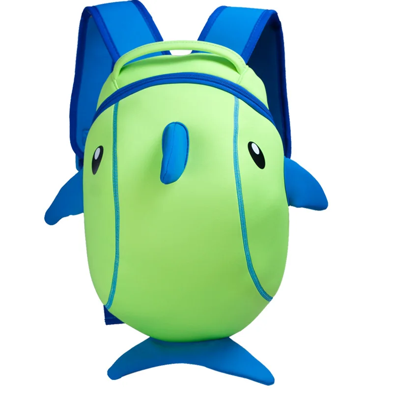 

Environmentally Friendly Children Shoulder School Bag Dolphin Kindergarten Cute Cartoon Backpack Students Outdoor Shoulder Cute