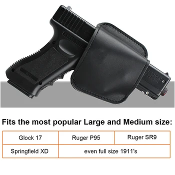 

Tactical IWB Gun Holster Concealed Carry Pistol Case for Compact To Full Size Handguns Waist Pack for All Sizes Handguns