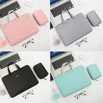 

Laptop Bag Case for Macbook Air Pro Retina 13 14 15 Laptop Sleeve 15.6 Notebook Bag For Dell Acer Asus HP Business Women Handbag
