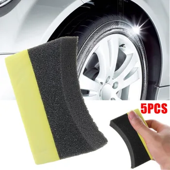 

Automotive Foam sponge Care Supplies Curved Foam Sponge Pad 5 pcs Useful
