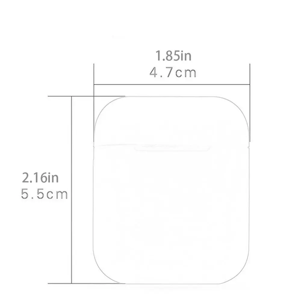 Силиконовый водонепроницаемый Drop-Proof чехол для хранения для поколения Apple чехол для гарнитуры для Airpods чехол
