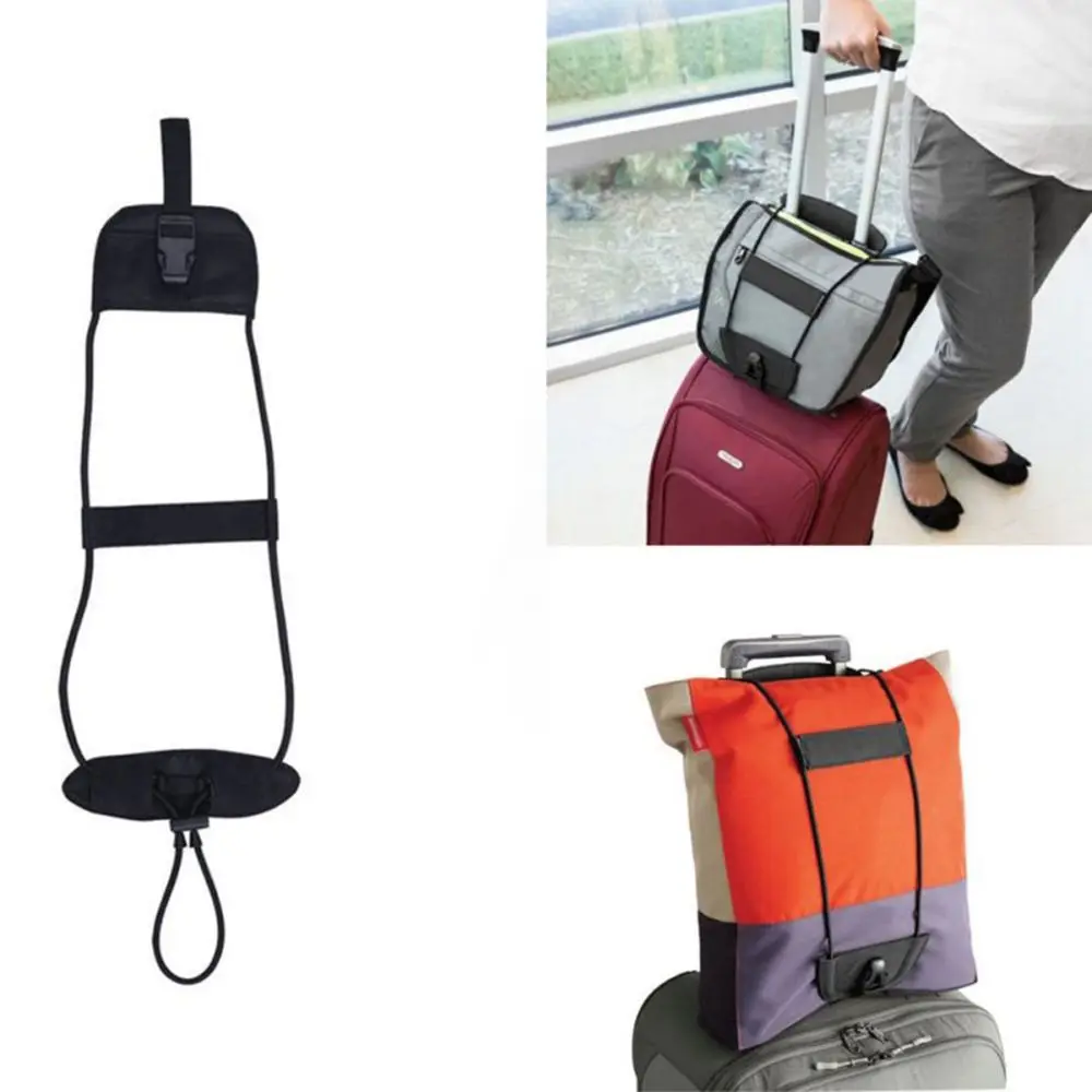 Elastic Luggage Strap Adjustable Telescopic Suitcase Fixed Belt Trolley