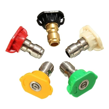 

2.5GPM Pressure Washer Rotating Turbo Spray Nozzles Tip,5 color