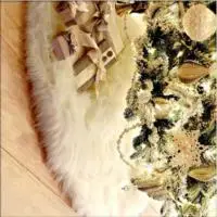 Lovely Christmas Tree Skirt Apron Decorations Supplies Home Decor Round