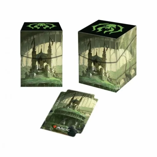Бургундия Ультра Pro Deck Box Ravnica десять гильдий настольные игры карты TCG колода чехол для магических карт MGT/Pkm/YGO/сборные игры - Цвет: Бургундия