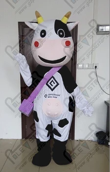 

quality milk cow mascot costumes cartoon dairy cattle mascot design