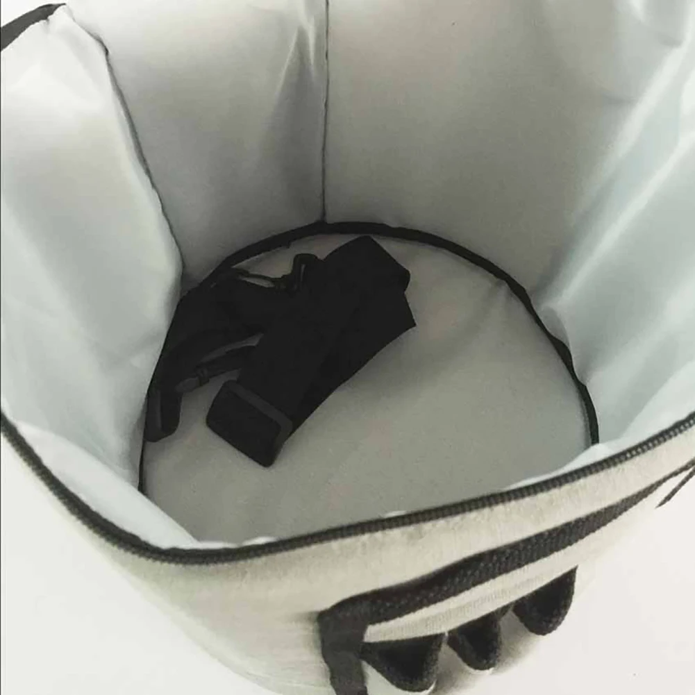 Для хранения пряжи портативный ткацкий домашний на молнии с защитой от обмотки органайзер для вязания крючком сумка для путешествий DIY ремесло с ручкой сумка для вязания