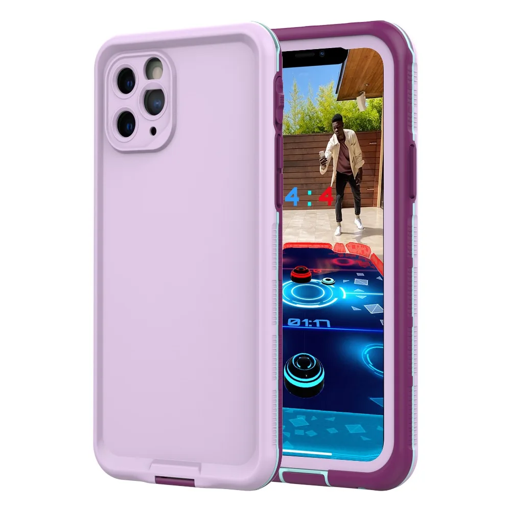 Открытый Противоскользящий чехол для iPhone 11Pro Max чехол с трубкой IP68 Водонепроницаемый чехол для iPhone 11 11 Pro MAX Coque Capa