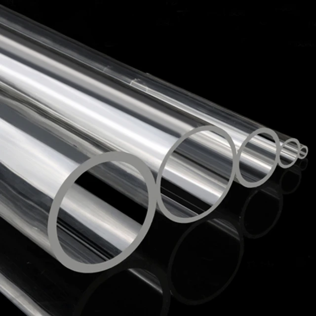 Tube Transparent en plastique acrylique, diamètre extérieur 60mm, diamètre  intérieur 56mm, Tube en verre organique Transparent, longueur  100/200/300mm, 1 pièce - AliExpress