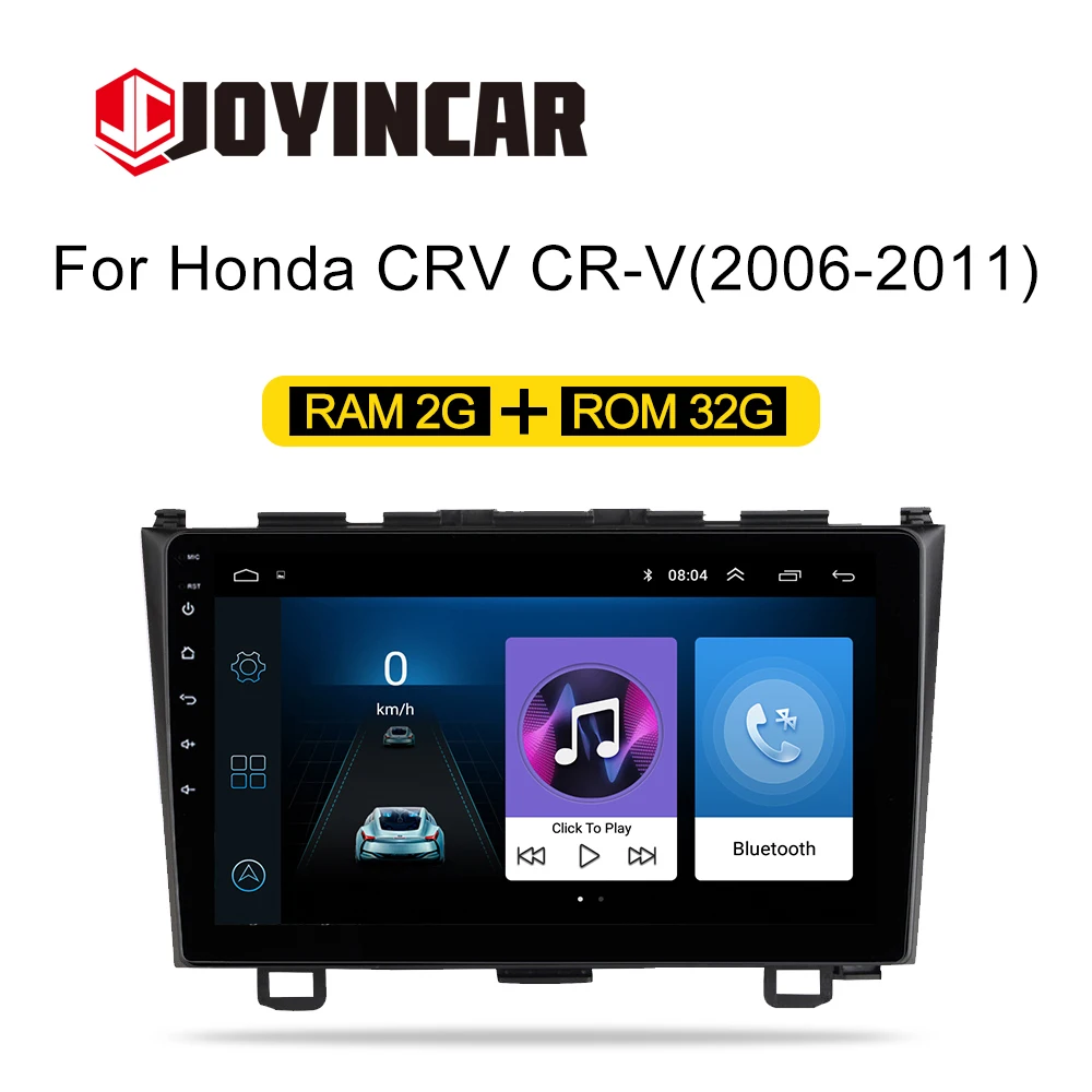 Автомобильный радиоприемник JOYINCAR 2 din 9 дюймов Android 10 1 мультимедийный плеер