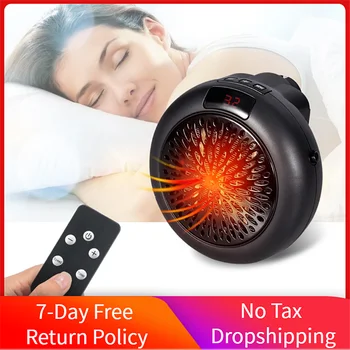 

900W Mini Portable Electric Heater Home Office Desktop Heating Warm Air Fan Wall Handy Heater Radiator Warmer For Winter