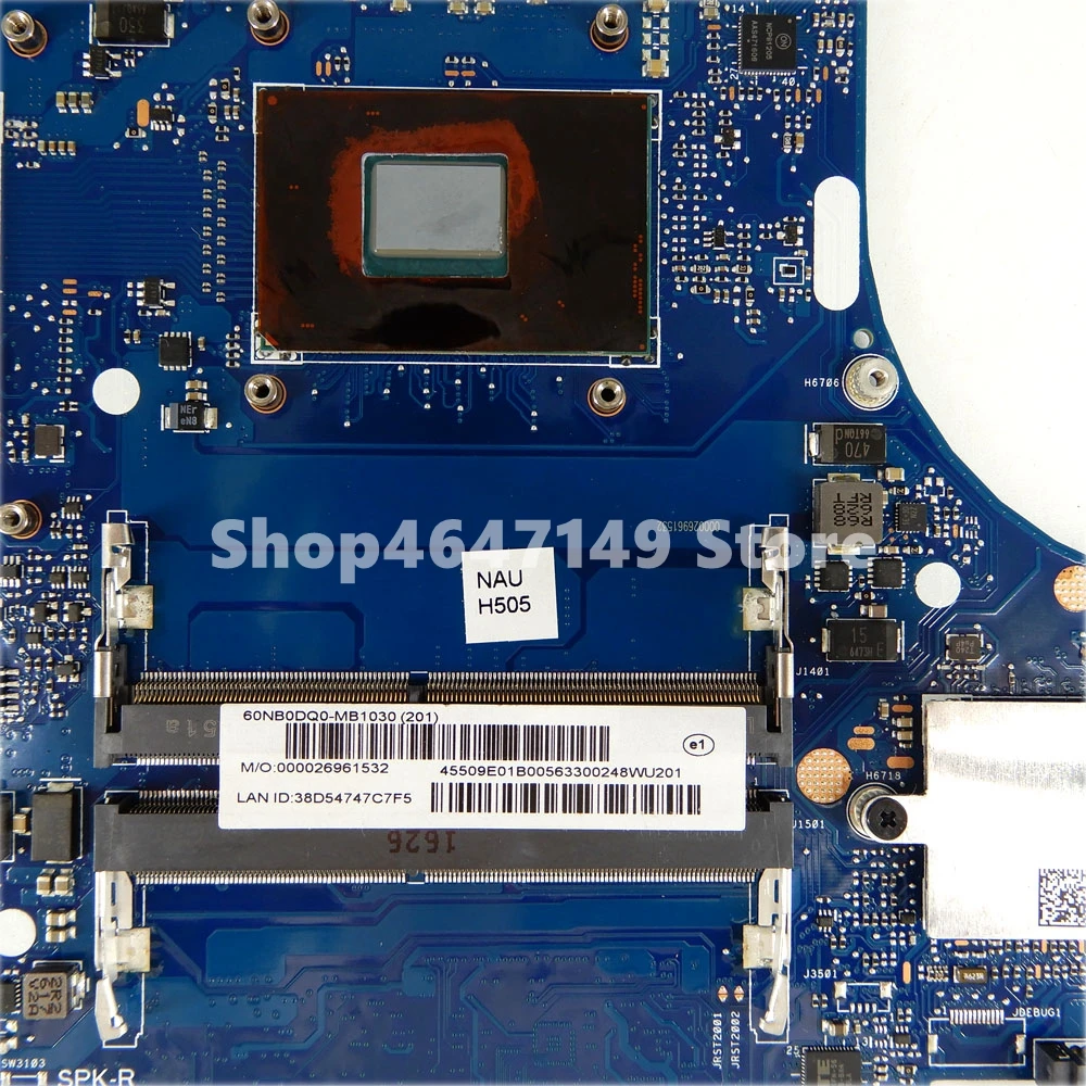 low cost  GL702VM Motherboard REV2.0 i7-6700 CPU GTX1060 Mainboard For ASUS GL702V GL702VM GL702 Laptop Mothe