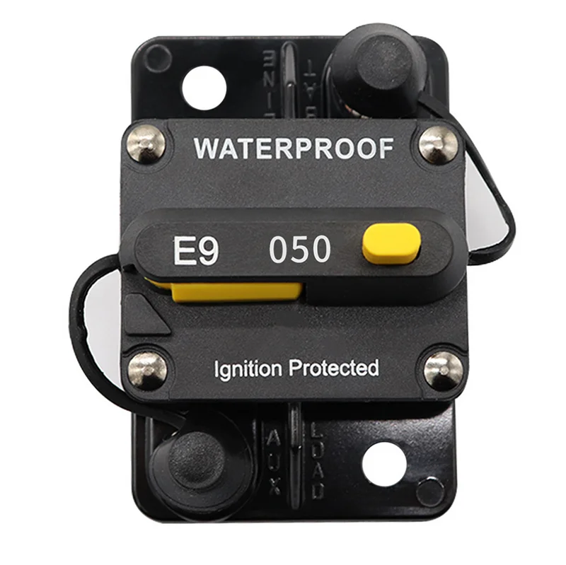 12 V-48 V DC 30A 40A 50A Car/лодка Системы Водонепроницаемый автоматический выключатель сброс предохранитель инвертора двойной Батарея Ампер автоматический выключатель