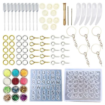 

Casting Molds Kit Silicone Mold for Making Jewelry Necklace Pendant Mould Hand Craft DIY Tools Set