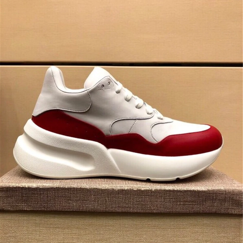 Lyeejion Genuine Leather Shoes Brands Designer Sneakers Comfortable Breathable Shoes Hot Sell Lace Up Shoes For Men Large Size44