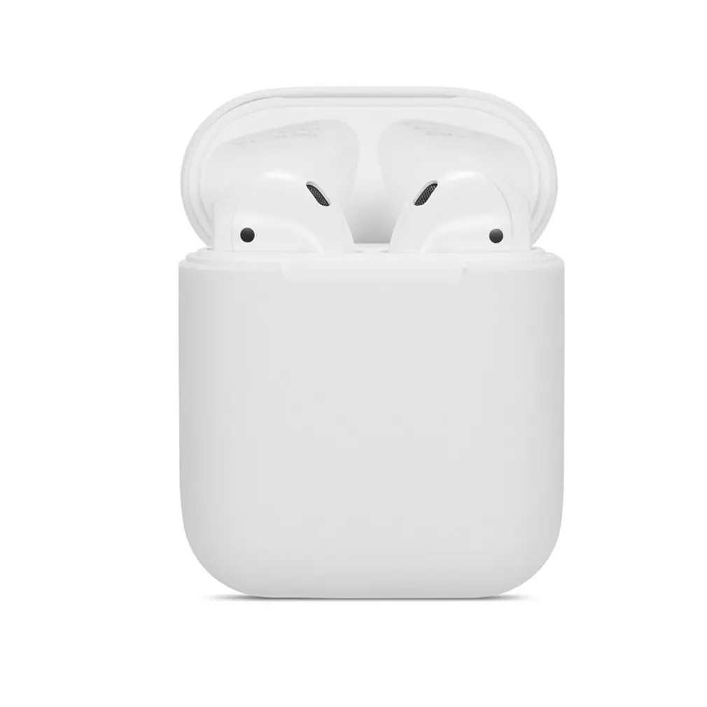 

For Apple for Airpods One And Two Generations Universal Silicone Case Wireless Headset Waterproof Headphone Protection Box